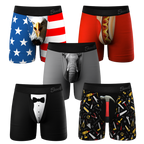 The Apex Crew | Ball Hammock® Pouch Boxer Briefs with Fly 5 Pack - Shinesty