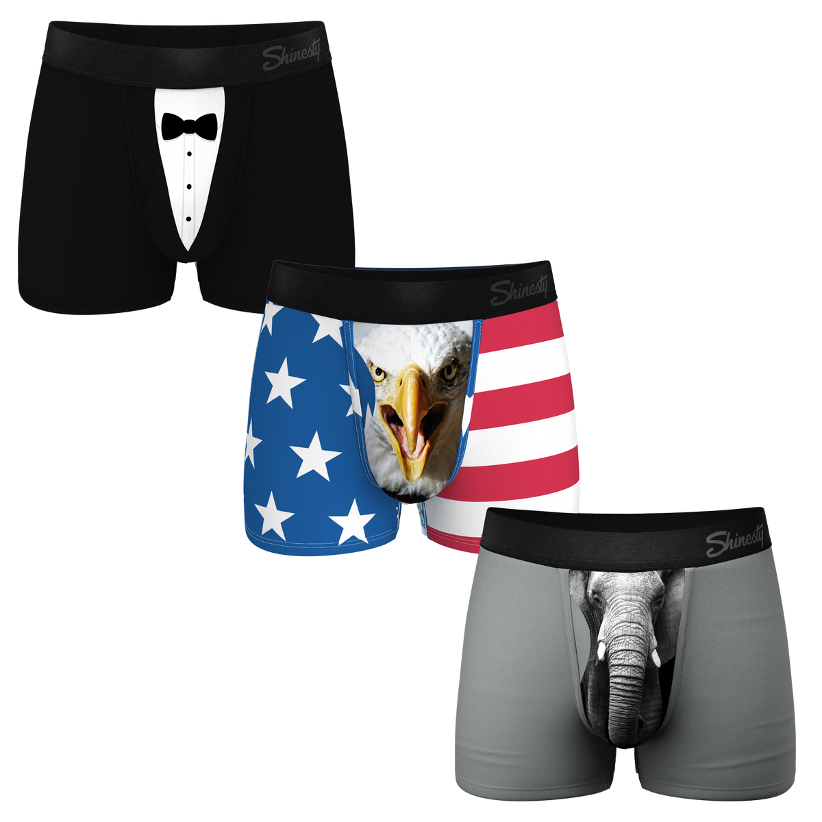 The Apex Mix | Ball Hammock® Pouch Trunks Underwear 3 Pack - Shinesty