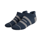The Arctic | Navy and Grey Heel Hammock™ Ankle Socks - Shinesty