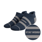 The Arctic | Navy and Grey Heel Hammock™ Ankle Socks - Shinesty