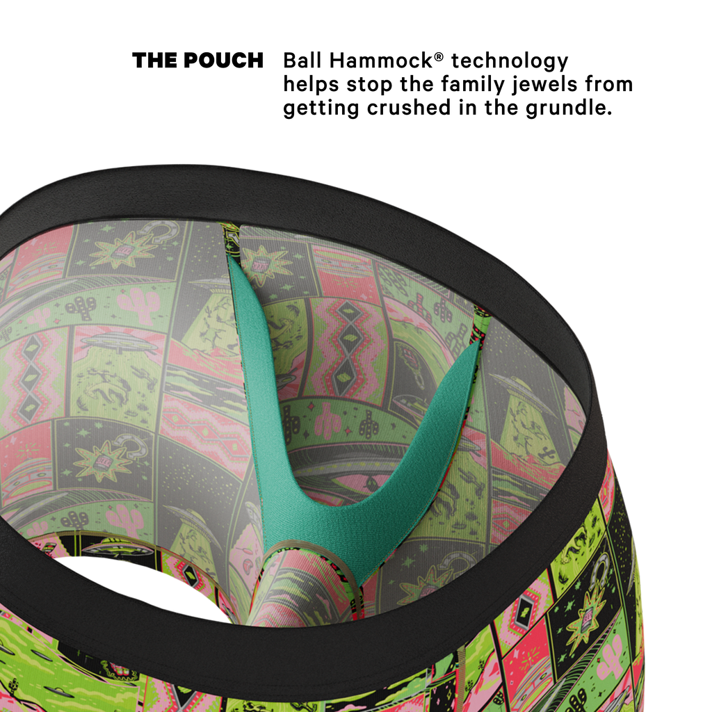 The Area 51 | Retro-Futuristic Alien Ball Hammock® Pouch Underwear - Shinesty