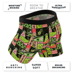 The Area 51 | Retro-Futuristic Alien Ball Hammock® Pouch Underwear With Fly - Shinesty