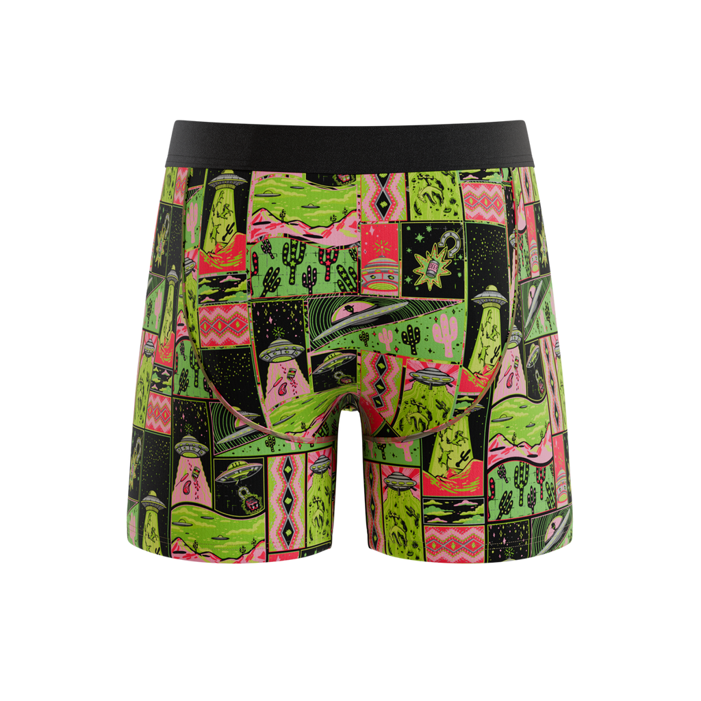 The Area 51 | Retro-Futuristic Alien Ball Hammock® Pouch Underwear - Shinesty