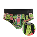 The Area 51 | Retro-Futuristic Alien Ball Hammock® Pouch Underwear Briefs - Shinesty