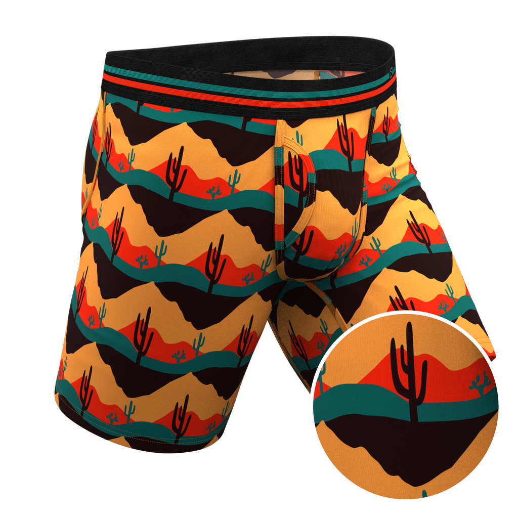 The Arizona Dawn | Desert Scene Ball Hammock® Boxer - Long Leg - Shinesty