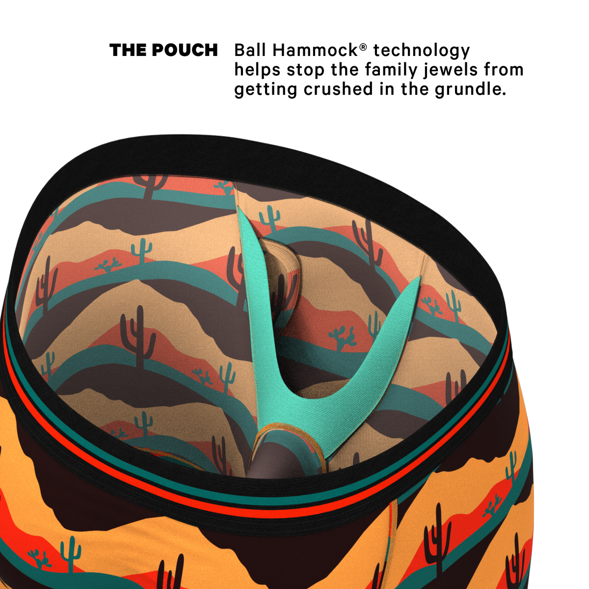 The Arizona Dawn | Desert Scene Ball Hammock® Boxer - Long Leg - Shinesty