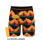 The Arizona Dawn | Desert Scene Ball Hammock® Boxer - Long Leg - Shinesty