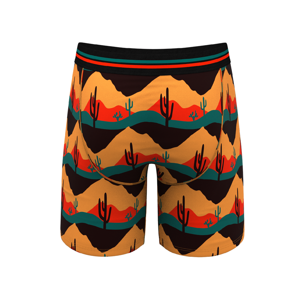 The Arizona Dawn | Desert Scene Ball Hammock® Boxer - Long Leg - Shinesty