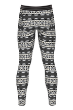 The Arroyo Grande | Grey and Black Aztec Ball Hammock® Long Johns - Shinesty