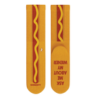 The Ask Me | Hot Dog Heel Hammock™ Crew Socks - Shinesty