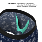 The Astrology Major | Glow in the Dark Astrological Signs Ball Hammock® Pouch Underwear - Shinesty