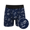 The Astrology Major | Glow in the Dark Astrological Signs Ball Hammock® Pouch Underwear With Fly - Shinesty