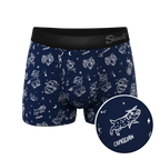 The Astrology Major | Glow in the Dark Astrological Signs Ball Hammock® Pouch Trunks Underwear - Shinesty