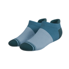 The Atlantic | Blue Color Block Heel Hammock™ Ankle Socks - Shinesty