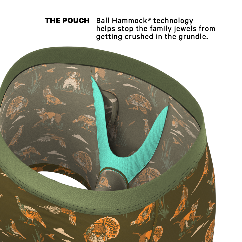 The Avian Crew | Hunting Ball Hammock® Pouch Underwear With Fly - Shinesty