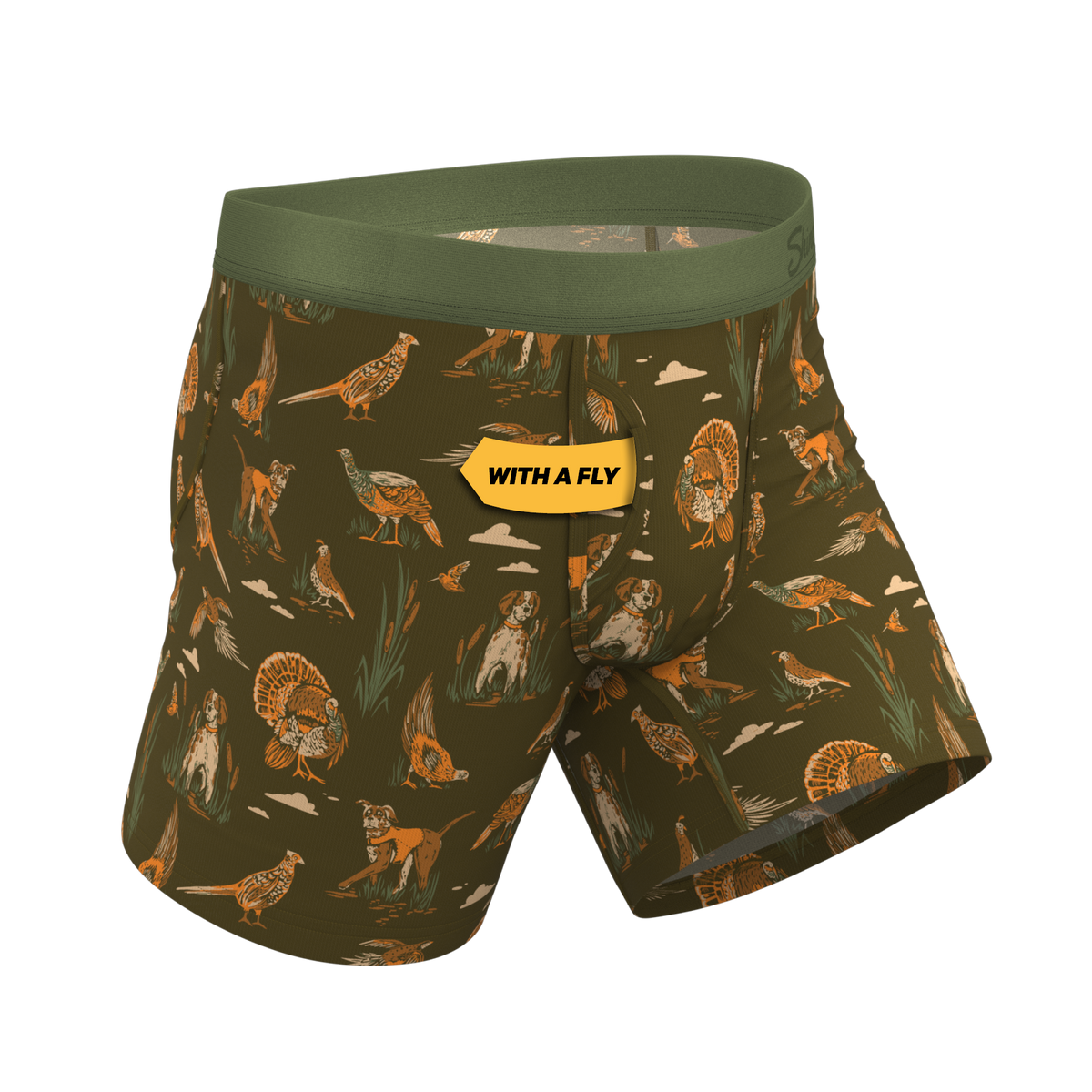 The Avian Crew | Hunting Ball Hammock® Pouch Underwear With Fly - Shinesty