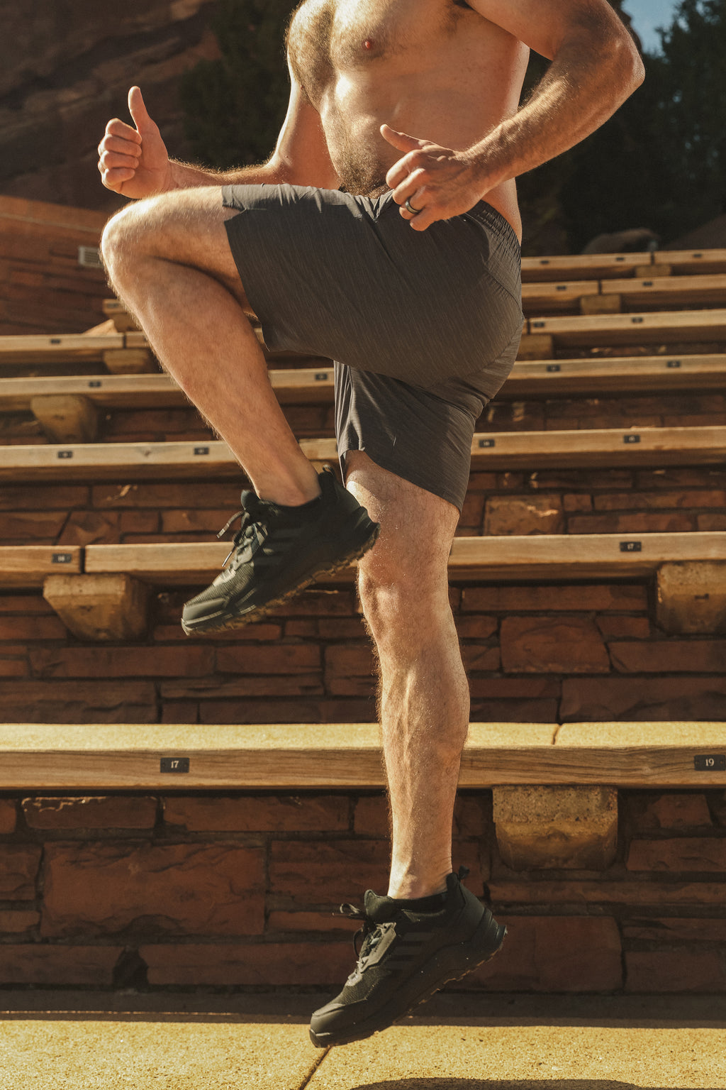 The Tribal Council | Grey Tonal Island Block Ball Hammock® 9 Inch Athletic Shorts - Shinesty