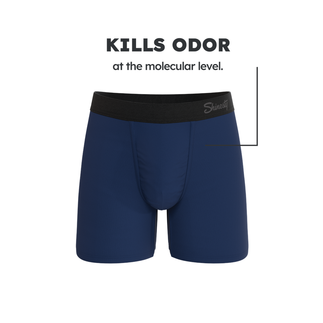 The Big Blue | Navy Fart Proof Ball Hammock® Pouch Underwear - Shinesty