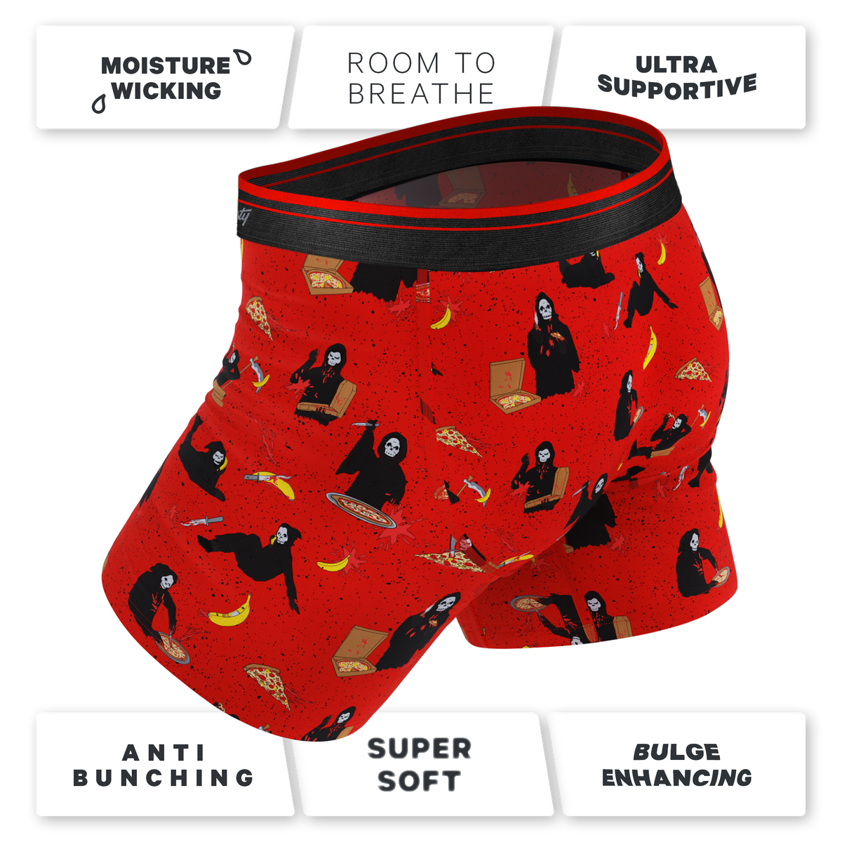 The BOOty Call | Grim Reaper Ball Hammock® Pouch Underwear - Shinesty