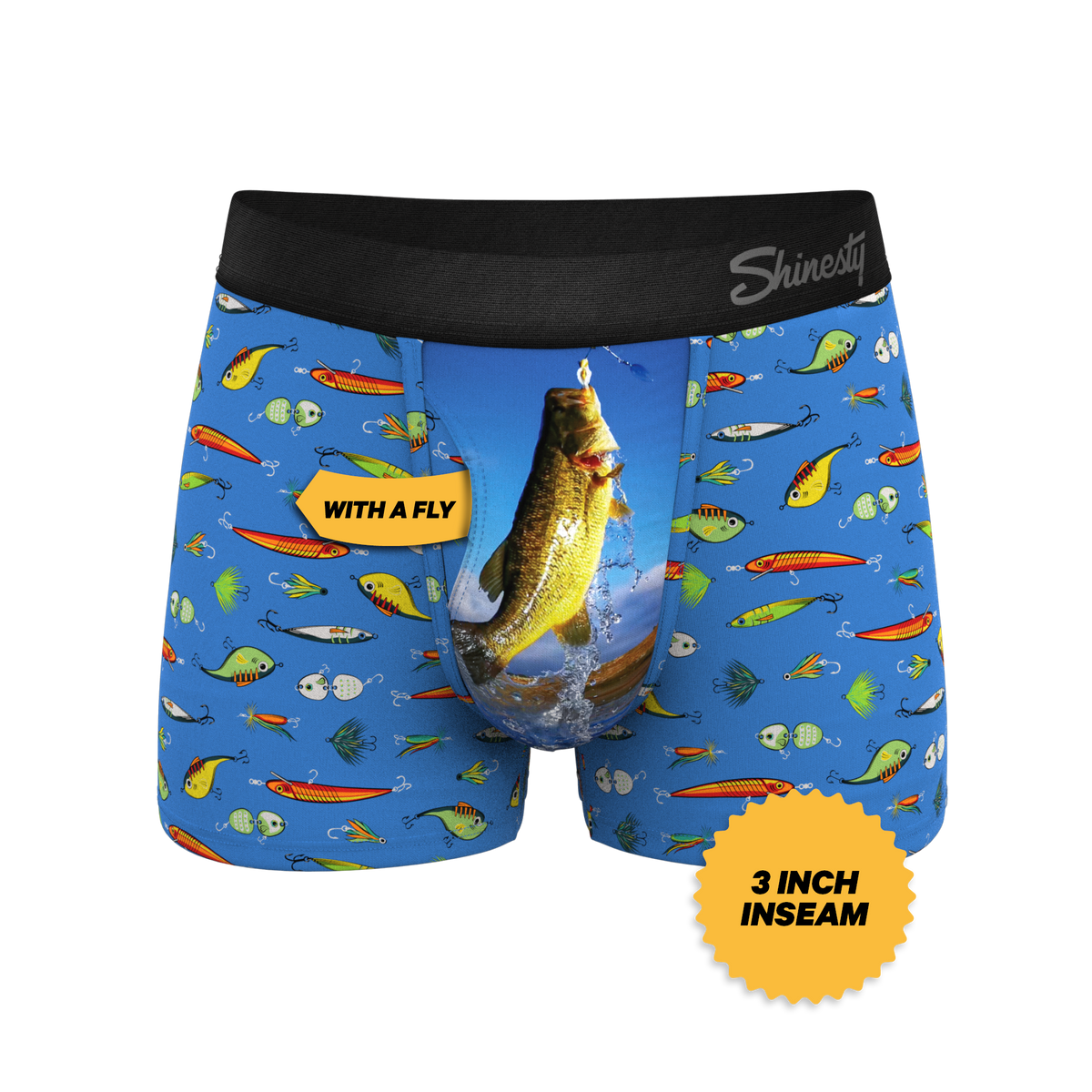 The Bait and Tackle | Bass Ball Hammock® Pouch Trunks Underwear - Shinesty