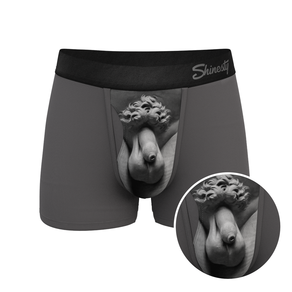 The David's Goliath | Marble Statue Ball Hammock® Pouch Trunks Underwear - Shinesty