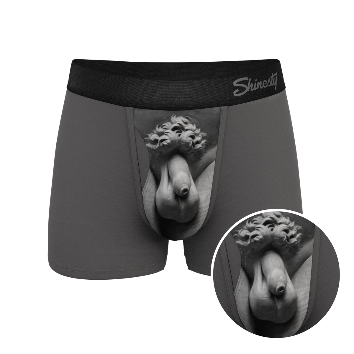 The David's Goliath | Marble Statue Ball Hammock® Pouch Trunks Underwear - Shinesty