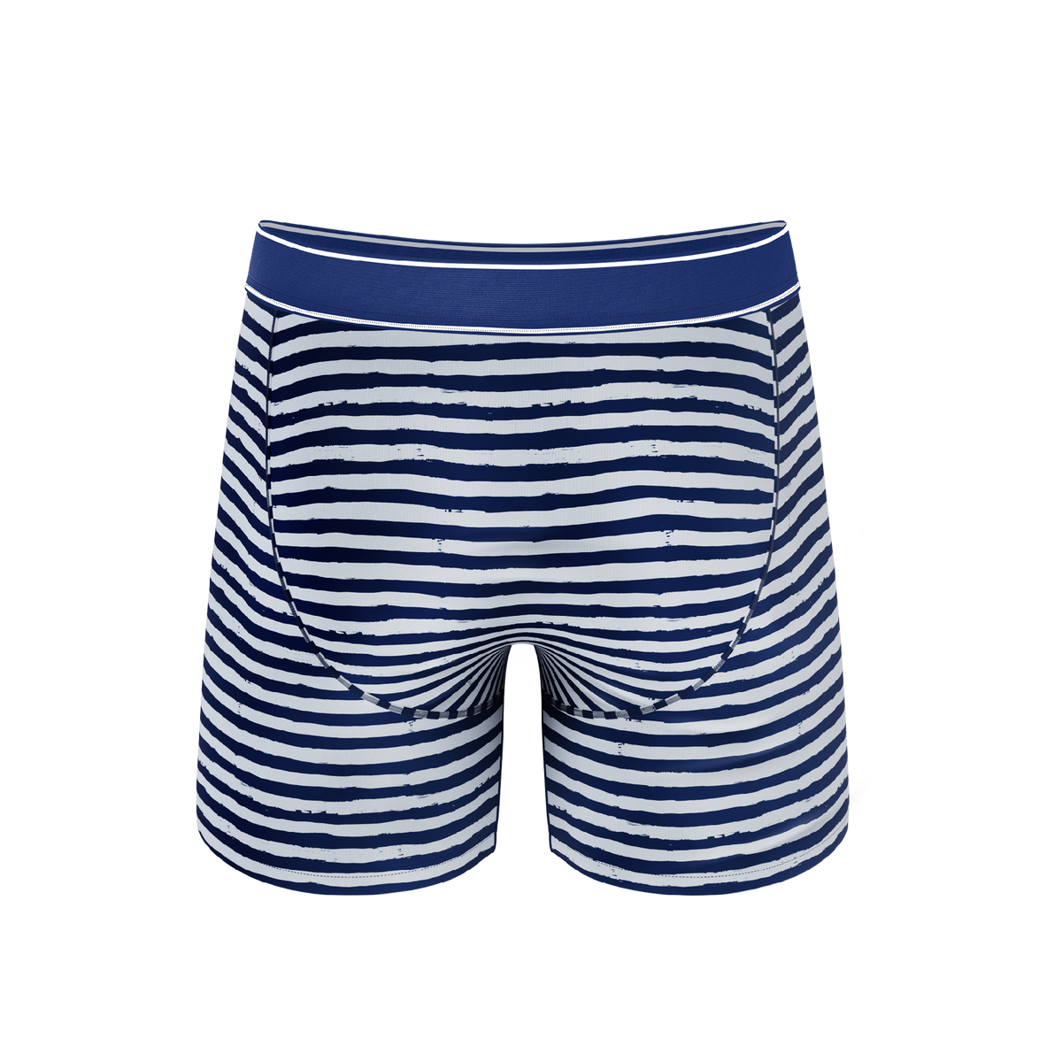 The Sailor | Nautical Stripe Ball Hammock® Pouch Underwear With Fly - Shinesty