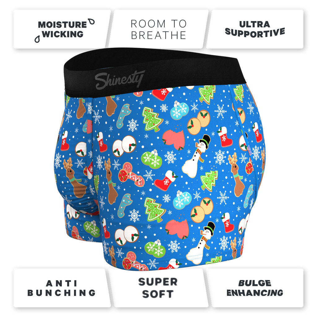 The Baked Goodies | Christmas Cookies Ball Hammock® Pouch Trunks Underwear - Shinesty