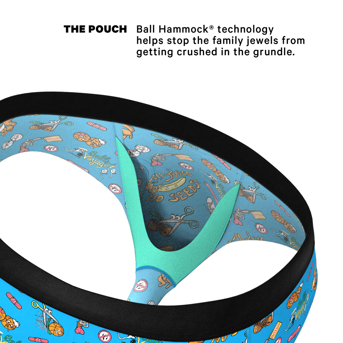 The Balls Voyage | Vasectomy Ball Hammock® Pouch Underwear Briefs - Shinesty