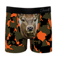 The Bambi Bunchers | Camo Deer Youth Boxer Briefs - Shinesty
