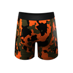 The Bambi Bunchers | Orange Camo Deer Ball Hammock® Pouch Underwear - Shinesty