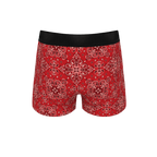 The Bandana Split | Red Bandana Ball Hammock® Pouch Trunks Underwear - Shinesty