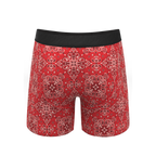 The Bandana Split | Red Bandana Ball Hammock® Pouch Underwear - Shinesty