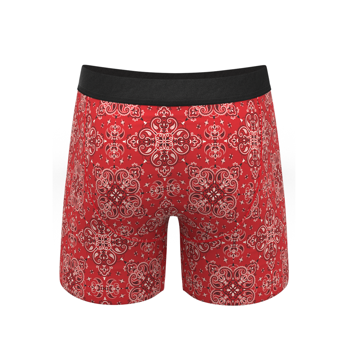 The Bandana Split | Red Bandana Ball Hammock® Pouch Underwear - Shinesty