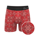 The Bandana Split | Red Bandana Ball Hammock® Pouch Underwear - Shinesty