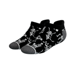 The Bare Back Bones | Skeletons Heel Hammock™ Ankle Socks - Shinesty