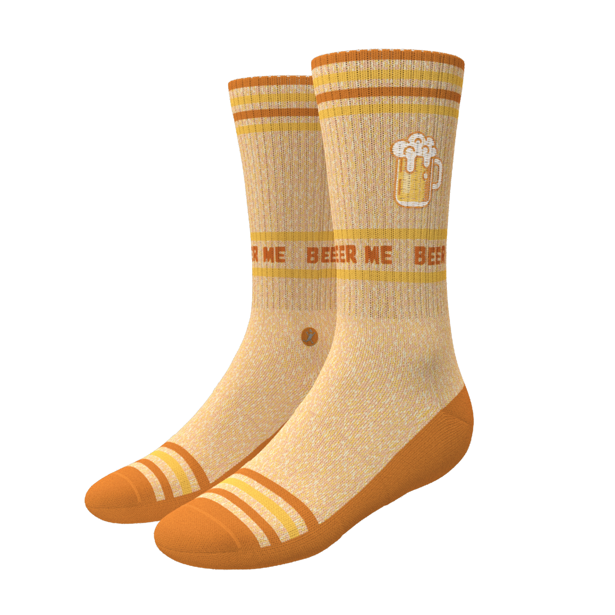 The Barley Pop | Beer Heel Hammock™ Crew Socks - Shinesty