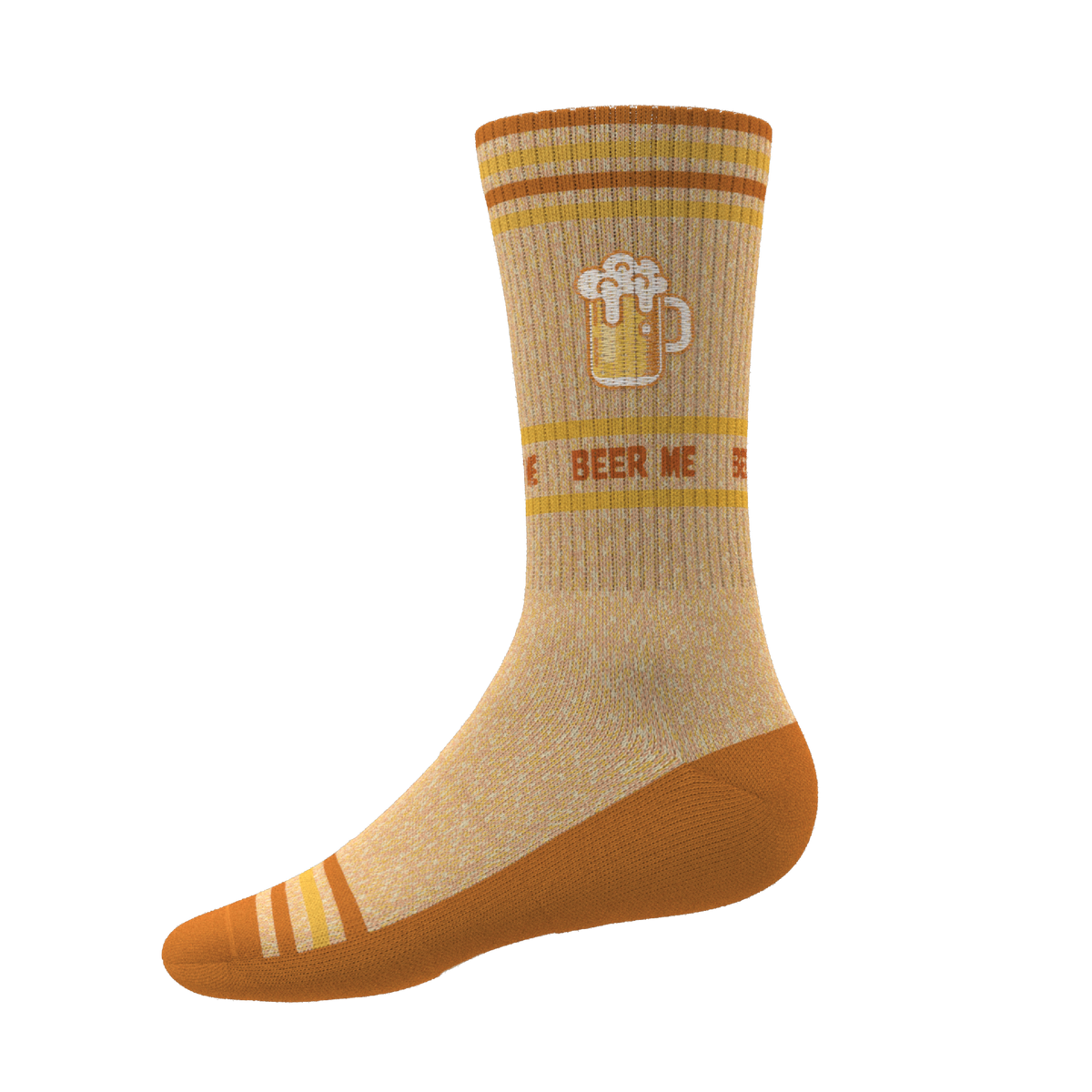 The Barley Pop | Beer Heel Hammock™ Crew Socks - Shinesty