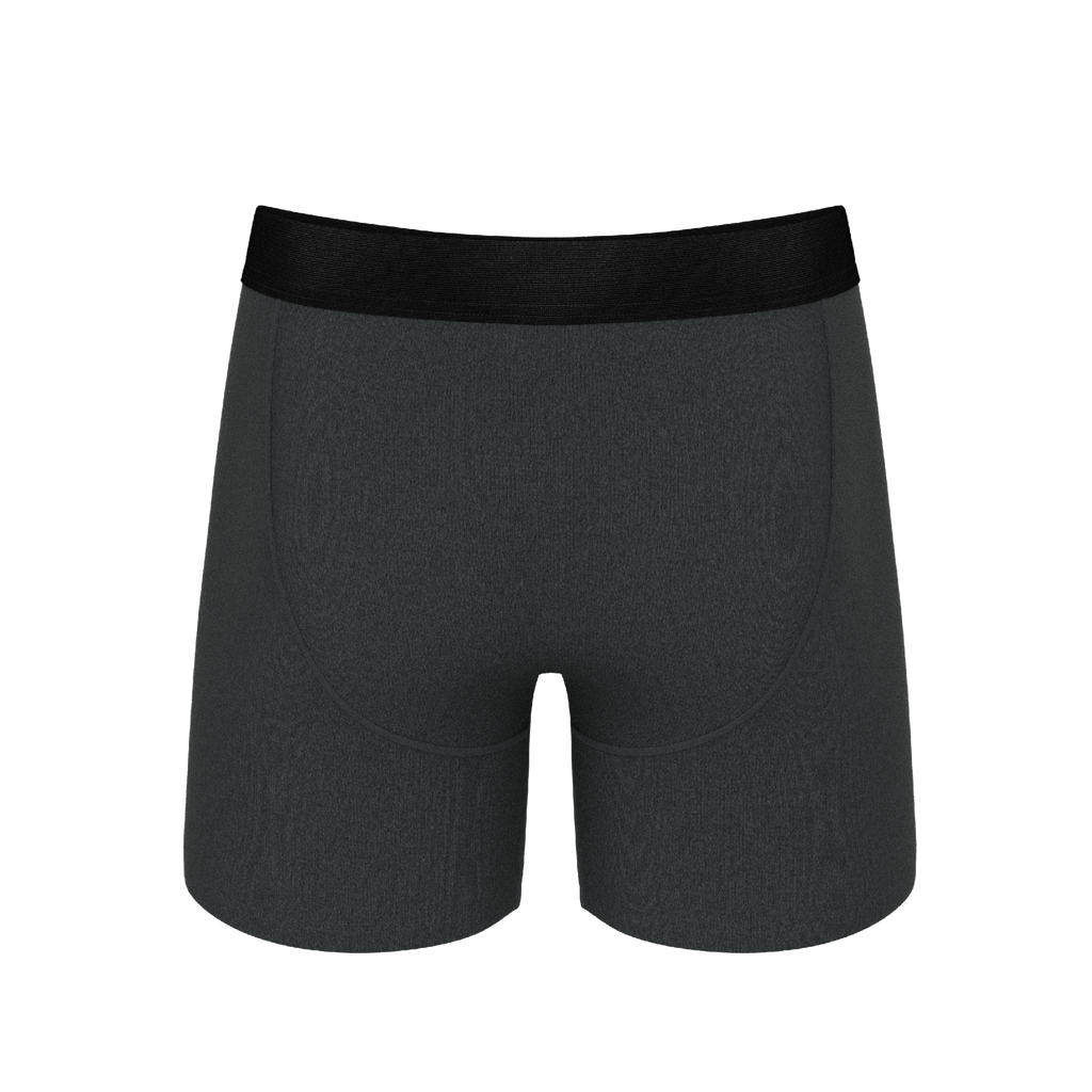 The Basalt | Heather Charcoal Ball Hammock® Pouch Underwear - Shinesty