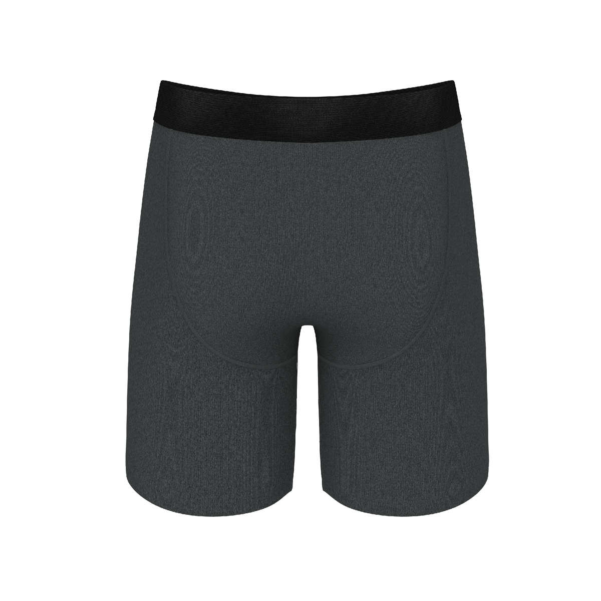 The Basalt | Heather Charcoal Ball Hammock® Boxer - Long Leg - Shinesty