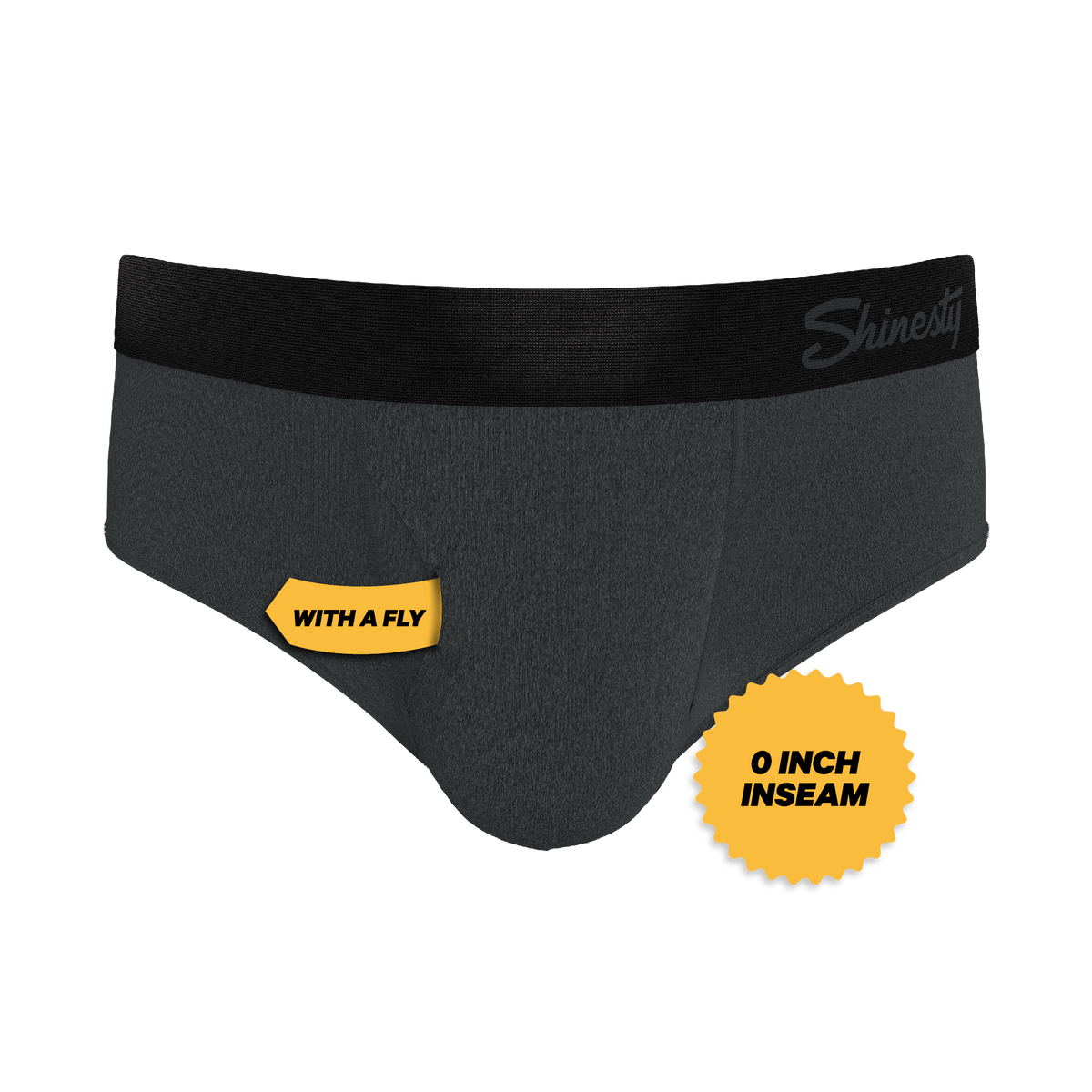 The Basalt | Heather Charcoal Ball Hammock® Pouch Underwear Briefs - Shinesty