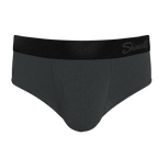 The Basalt | Heather Charcoal Ball Hammock® Pouch Underwear Briefs - Shinesty