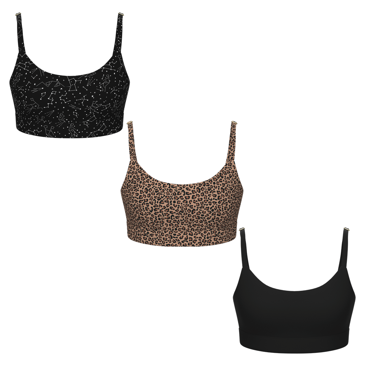 The Basics | Women's Boob Hammock™ Bralette 3 Pack - Shinesty