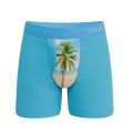 The Beach Please | Palm Tree Ball Hammock® Pouch Underwear With Fly - Shinesty