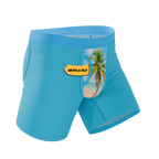 The Beach Please | Palm Tree Ball Hammock® Pouch Underwear With Fly - Shinesty