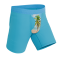 The Beach Please | Palm Tree Ball Hammock® Boxer - Long Leg - Shinesty
