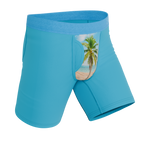 The Beach Please | Palm Tree Ball Hammock® Boxer - Long Leg - Shinesty