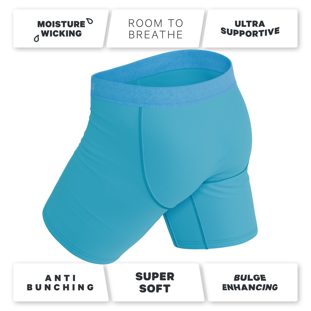 The Beach Please | Palm Tree Ball Hammock® Boxer - Long Leg - Shinesty