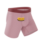 The Bell Pep | Red Chambray Ball Hammock® Pouch Underwear With Fly - Shinesty