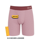 The Bell Pep | Red Chambray Ball Hammock® Boxer - Long Leg - Shinesty